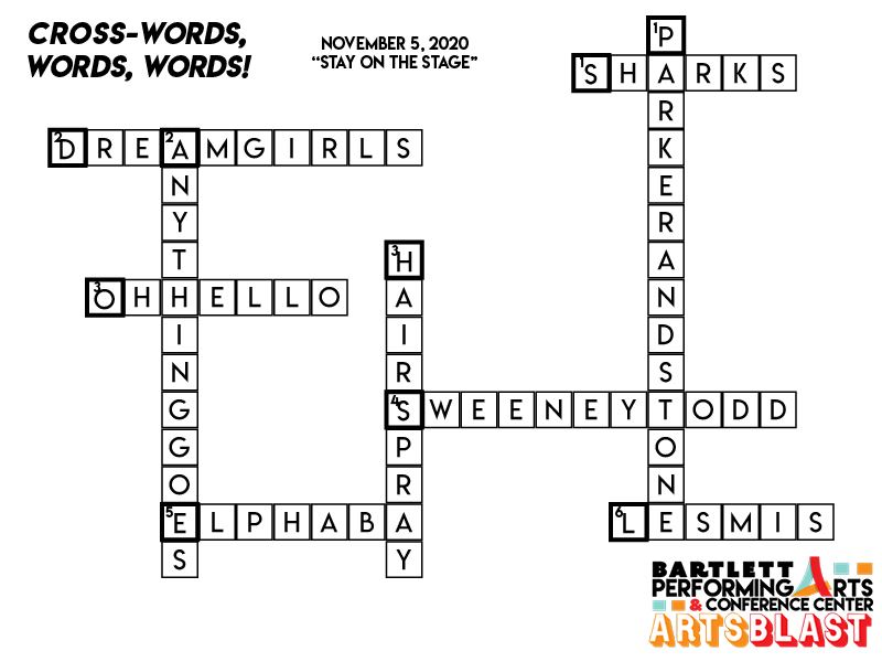 Crossword 11.5.2020 Answers