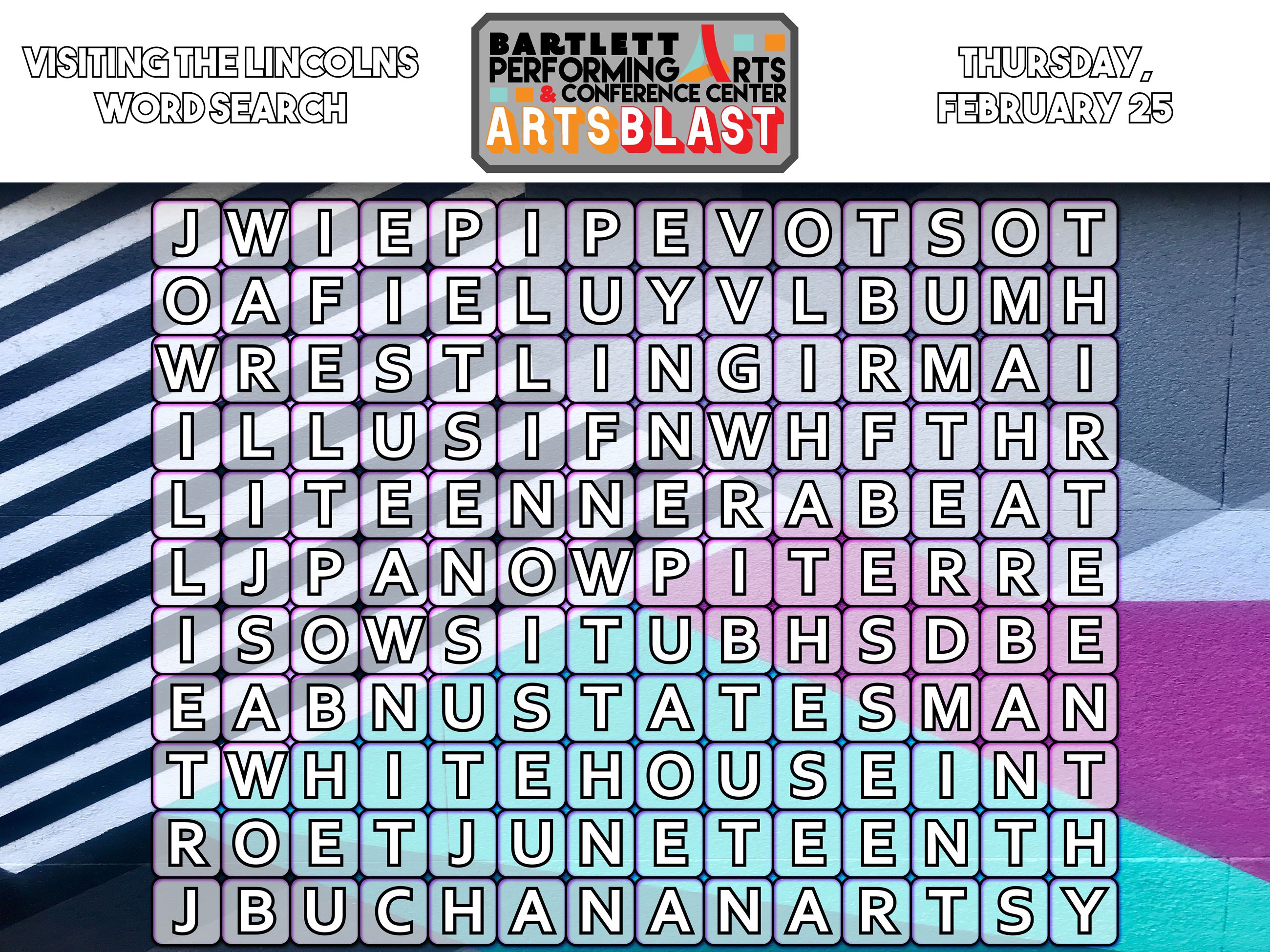 Word search lincolns