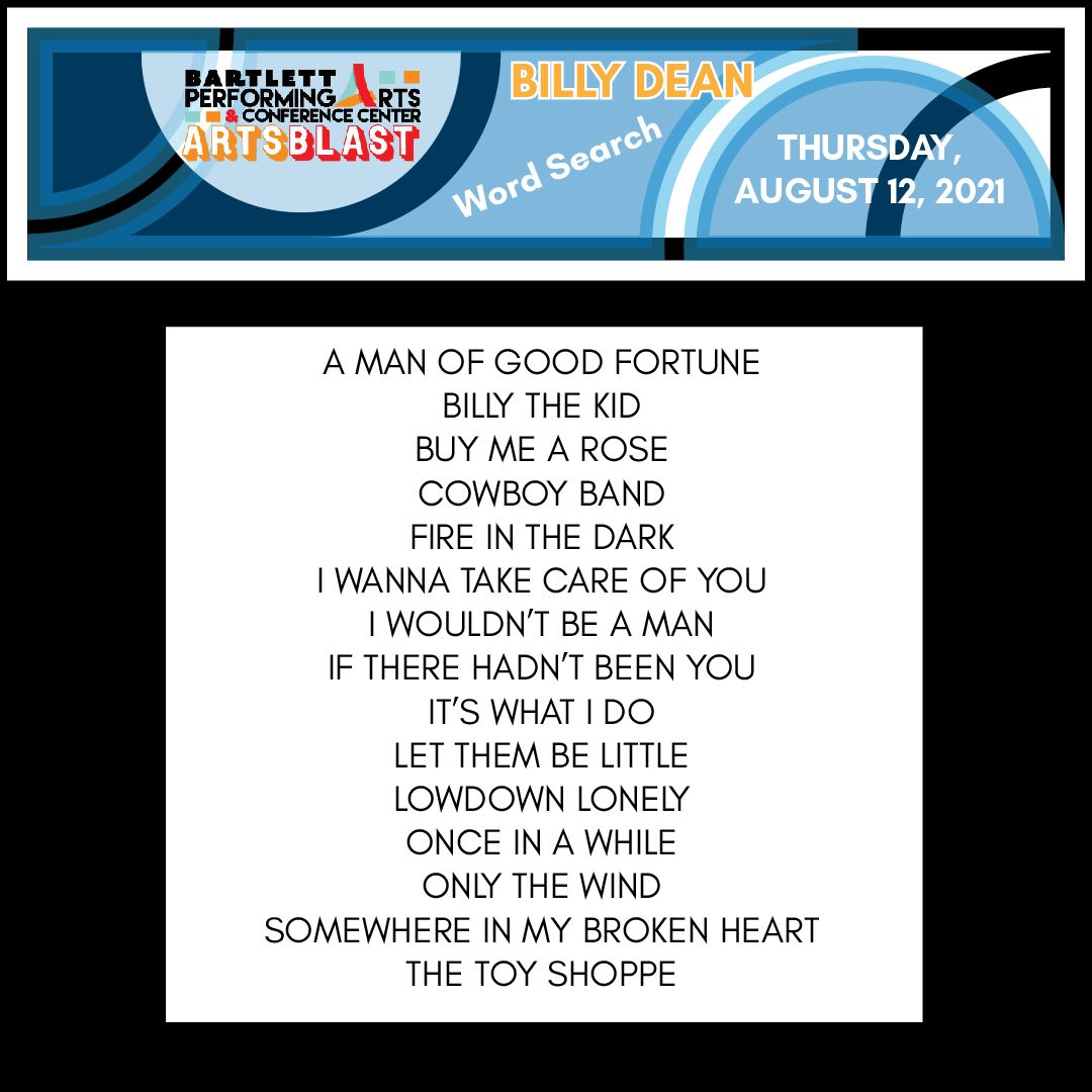 Billy Dean Word Bank-01