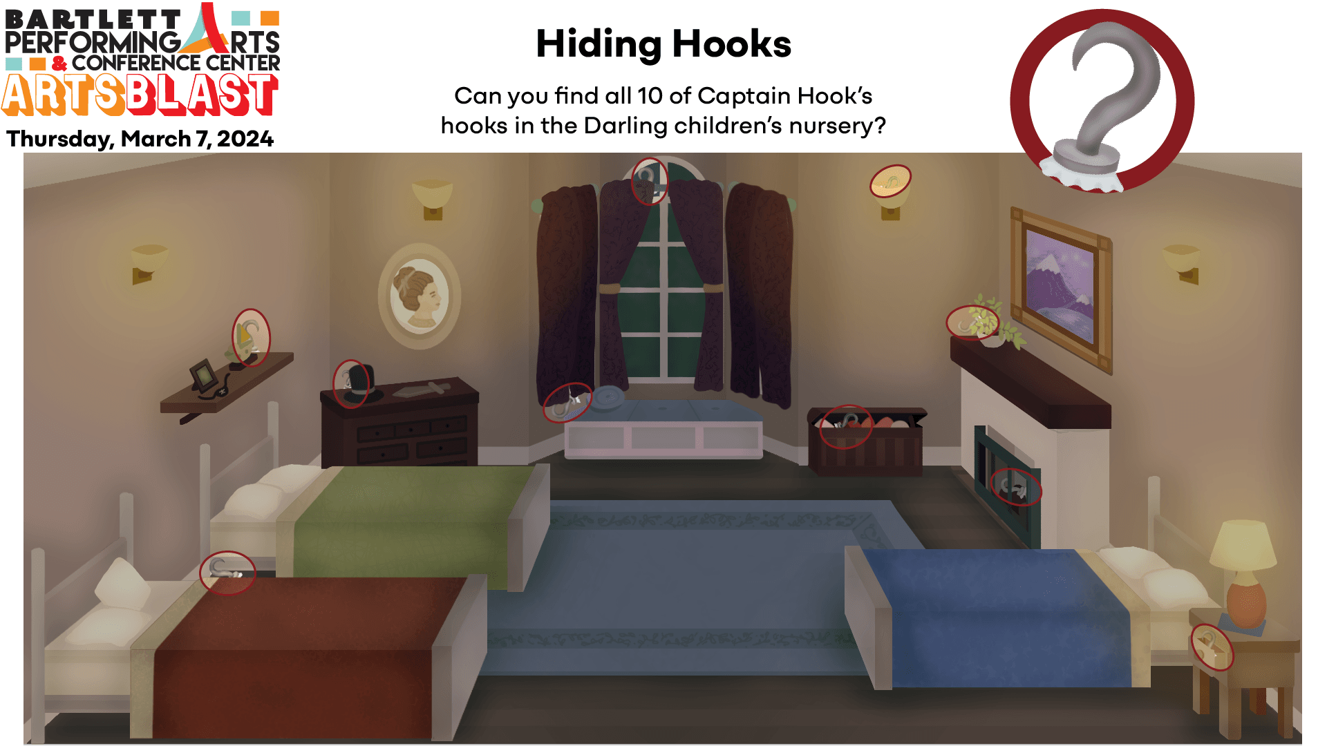 Peter Pan Hiding Hooks ANSWERS
