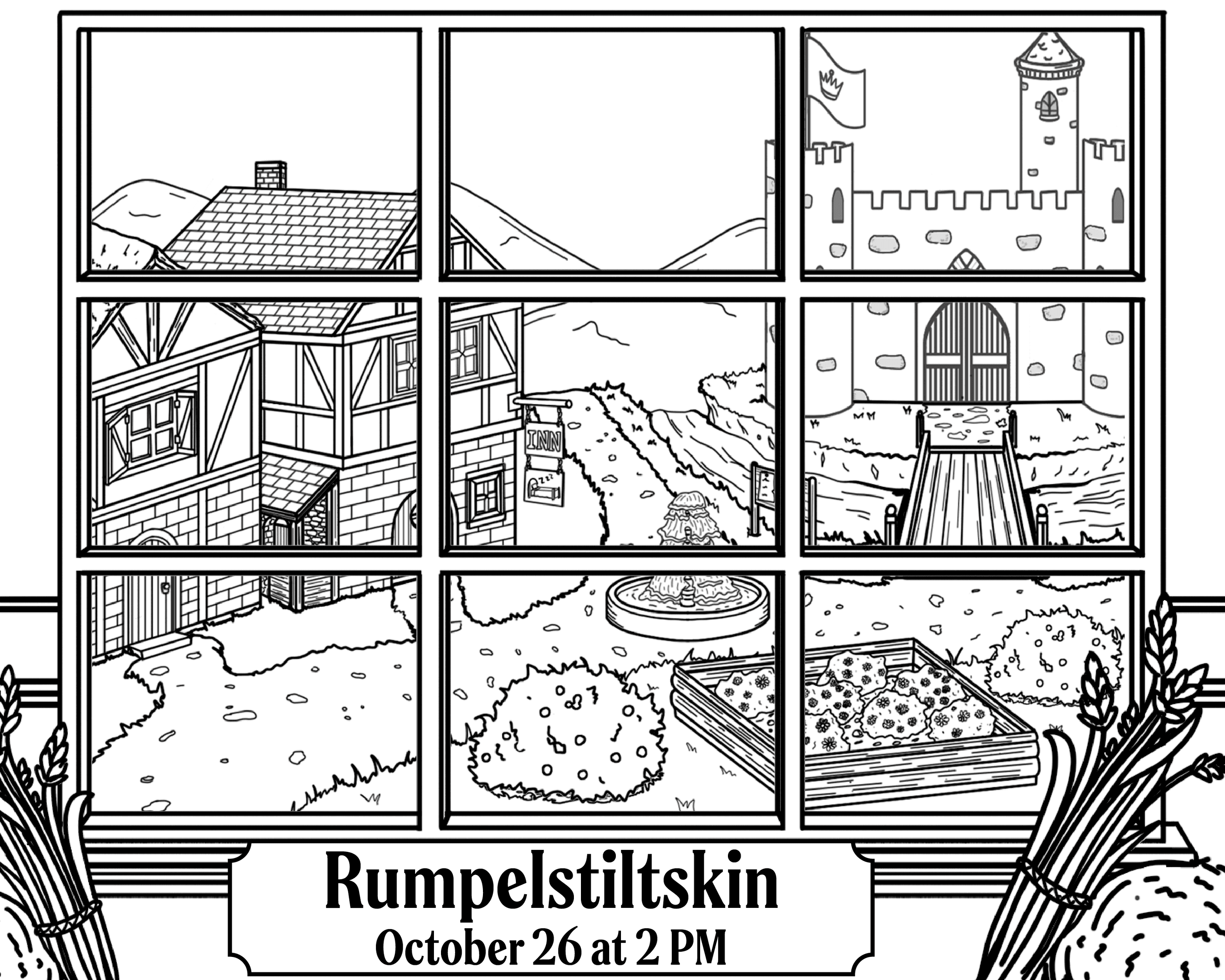 Rumpelstiltskin Coloring Page